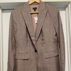 Ann Taylor Women’s Suit Jacket Plaid Size 6